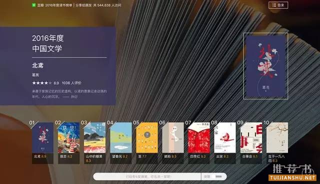 豆瓣读书排行榜：豆瓣读书2016年度读书榜单