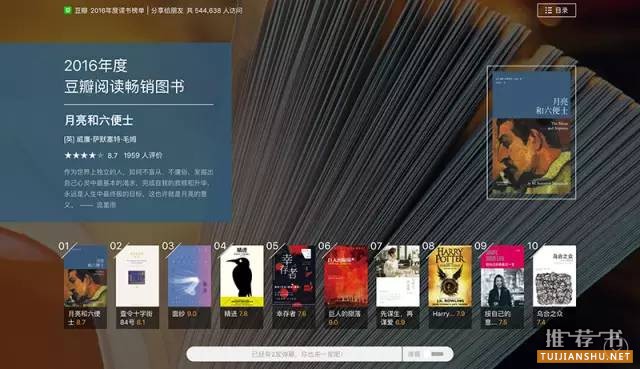 豆瓣读书排行榜：豆瓣读书2016年度读书榜单