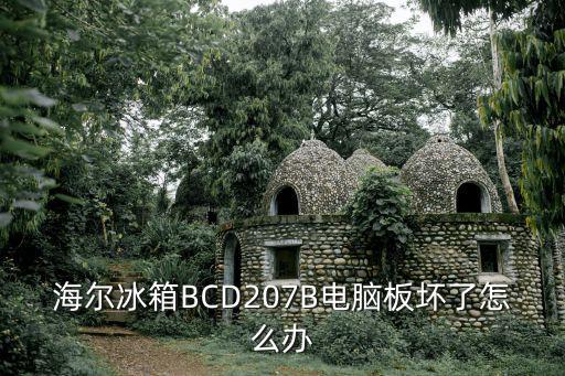 海尔冰箱BCD207B电脑板坏了怎么办