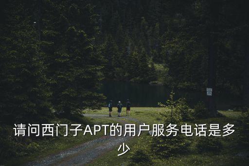 请问西门子APT的用户服务电话是多少