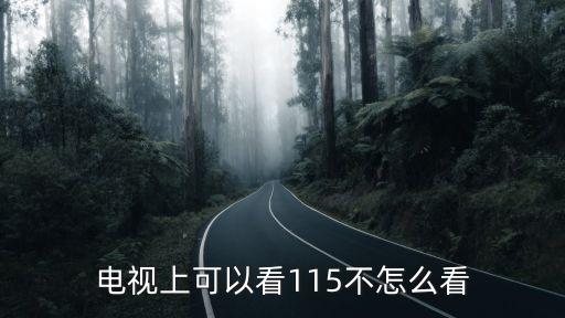 电视上可以看115不怎么看