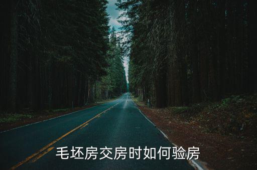 毛坯房交房时如何验房