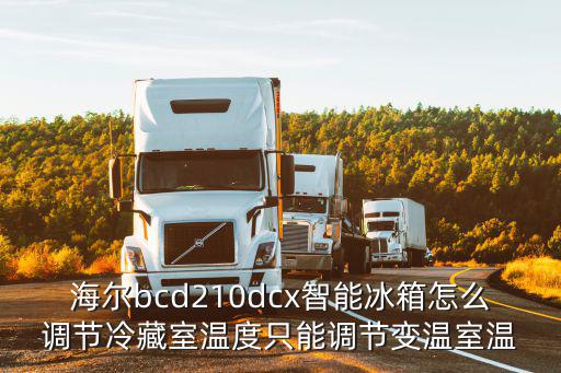 海尔bcd210dcx智能冰箱怎么调节冷藏室温度只能调节变温室温