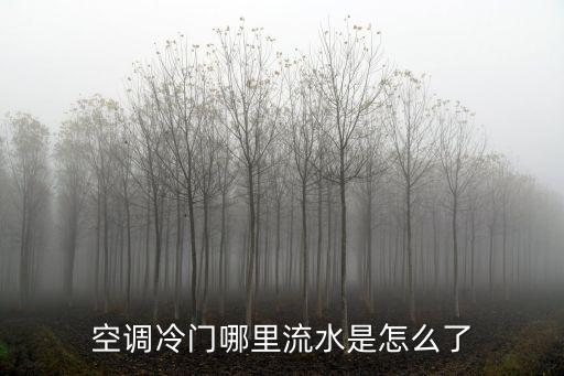 空调冷门哪里流水是怎么了