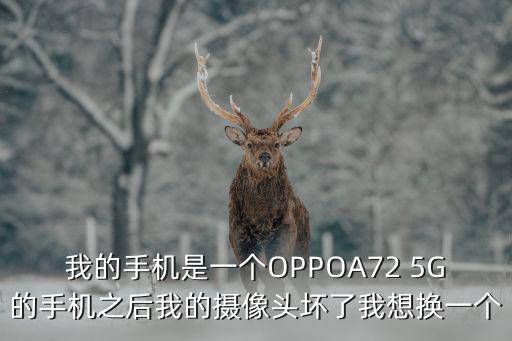 我的手机是一个OPPOA72 5G的手机之后我的摄像头坏了我想换一个