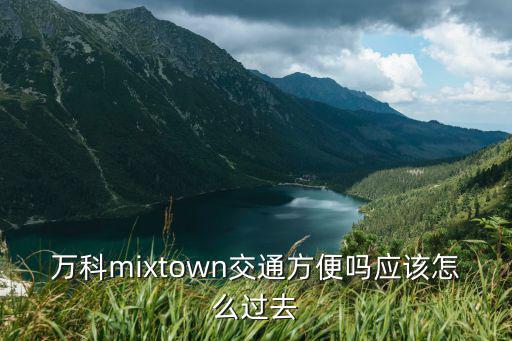 万科mixtown交通方便吗应该怎么过去