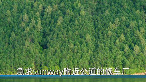 急求sunway附近公道的修车厂