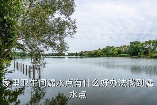 家里卫生间漏水点有什么好办法找到漏水点