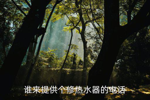 电热水器维修电话，谁来提供个修热水