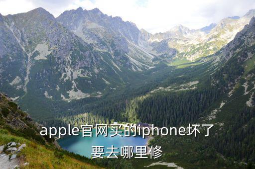 苹果手机维修哪里靠谱，apple官网买