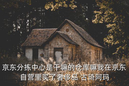 京东分拣中心是干嘛的仓库嘛我在京东自营里买了奢侈品 古琦阿玛