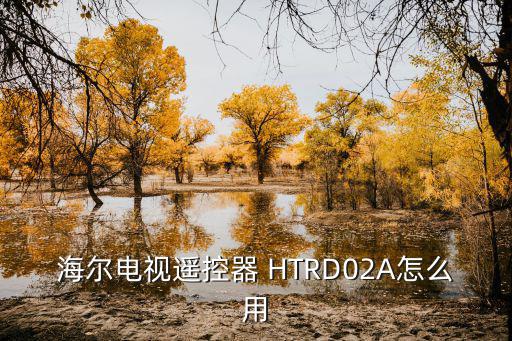 海尔电视遥控器 HTRD02A怎么用