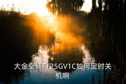 大金空调FT25GV1C如何定时关机啊