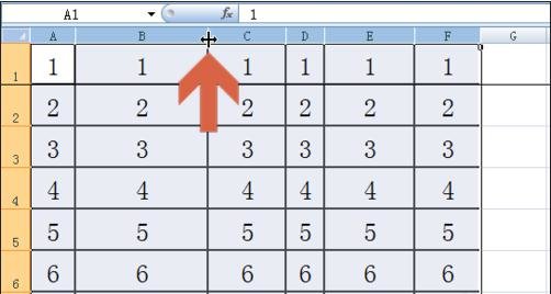 excel2007平均分配列宽的操作教程截图