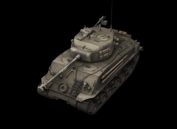 《坦克世界闪击战》M4A3E8 Fury怎
