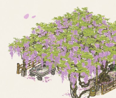 《江南百景图》紫藤花怎么获得 紫