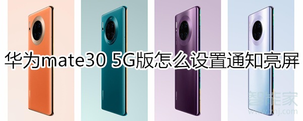 关于mate30 5G版如何设置通知亮屏