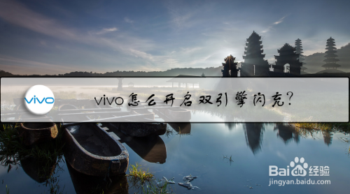 关于vivo手机双引擎闪充功能怎么设