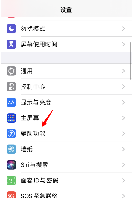 苹果怎么开启双击后盖截图